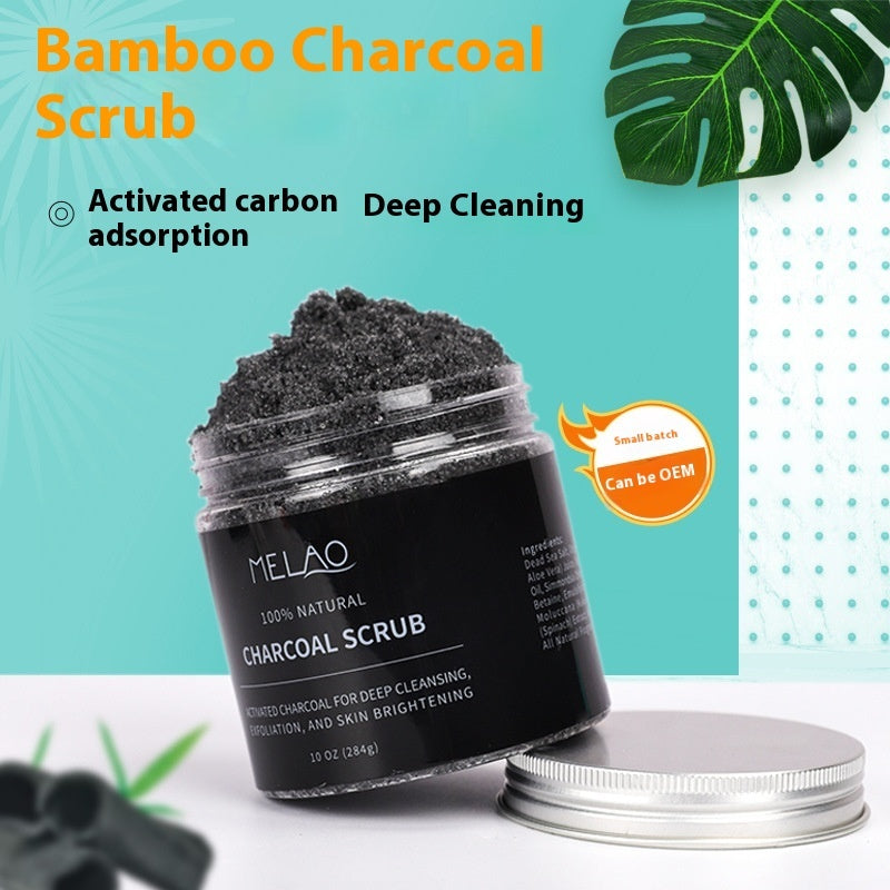 Pure White Bamboo Charcoal Facial Scrub