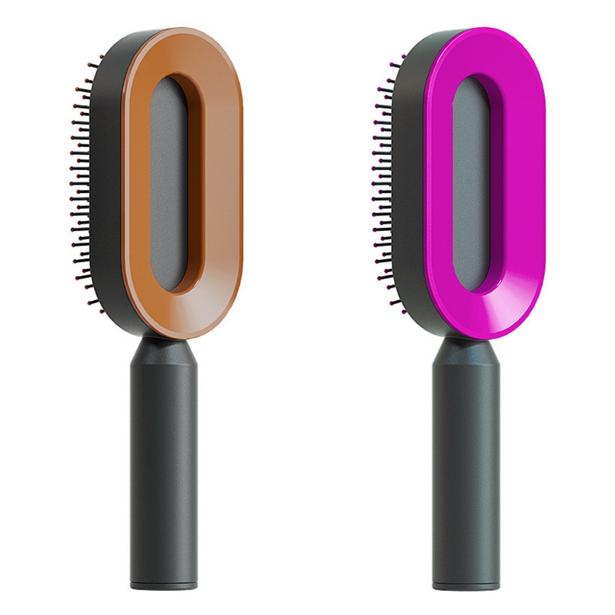 Self-Cleaning Anti-Static Hairbrush