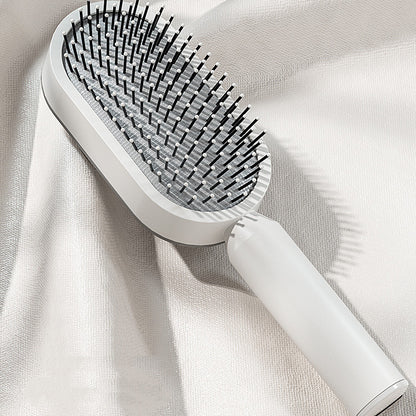 Self-Cleaning Anti-Static Hairbrush