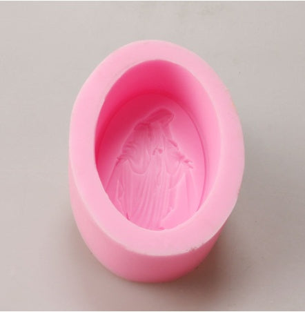 Virgin Mary Handmade Soap diy Soap Base Soap Oil Cold Soap Artwork Soap Model Silicone Mould