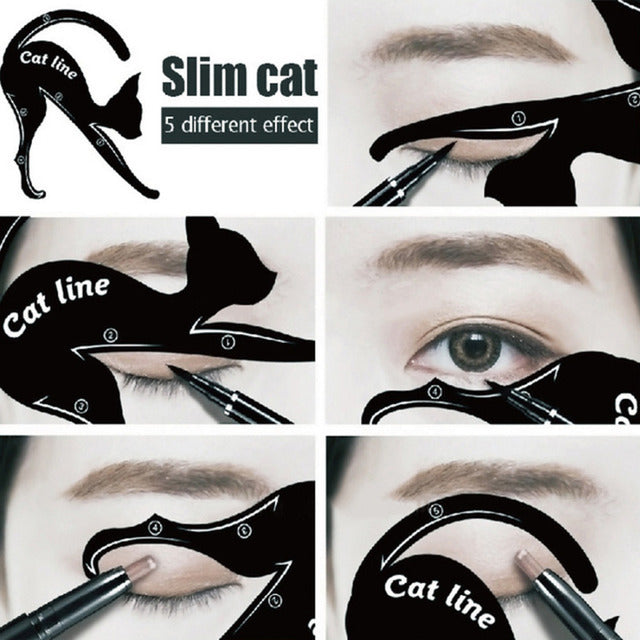 Cat Eye Creator: Eyeshadow & Eyeliner Makeup Tool