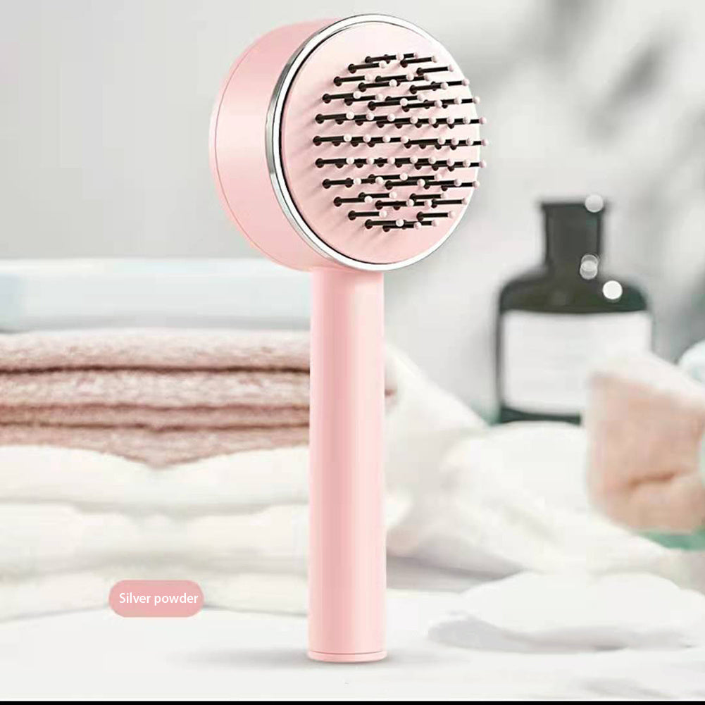 Professional Detangling Hair Brush with Self-Cleaning