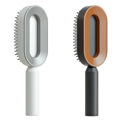 Self-Cleaning Anti-Static Hairbrush