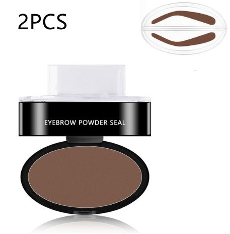 Professional Waterproof Eyebrow Powder Stamp Kit