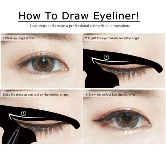 Cat Eye Creator: Eyeshadow & Eyeliner Makeup Tool