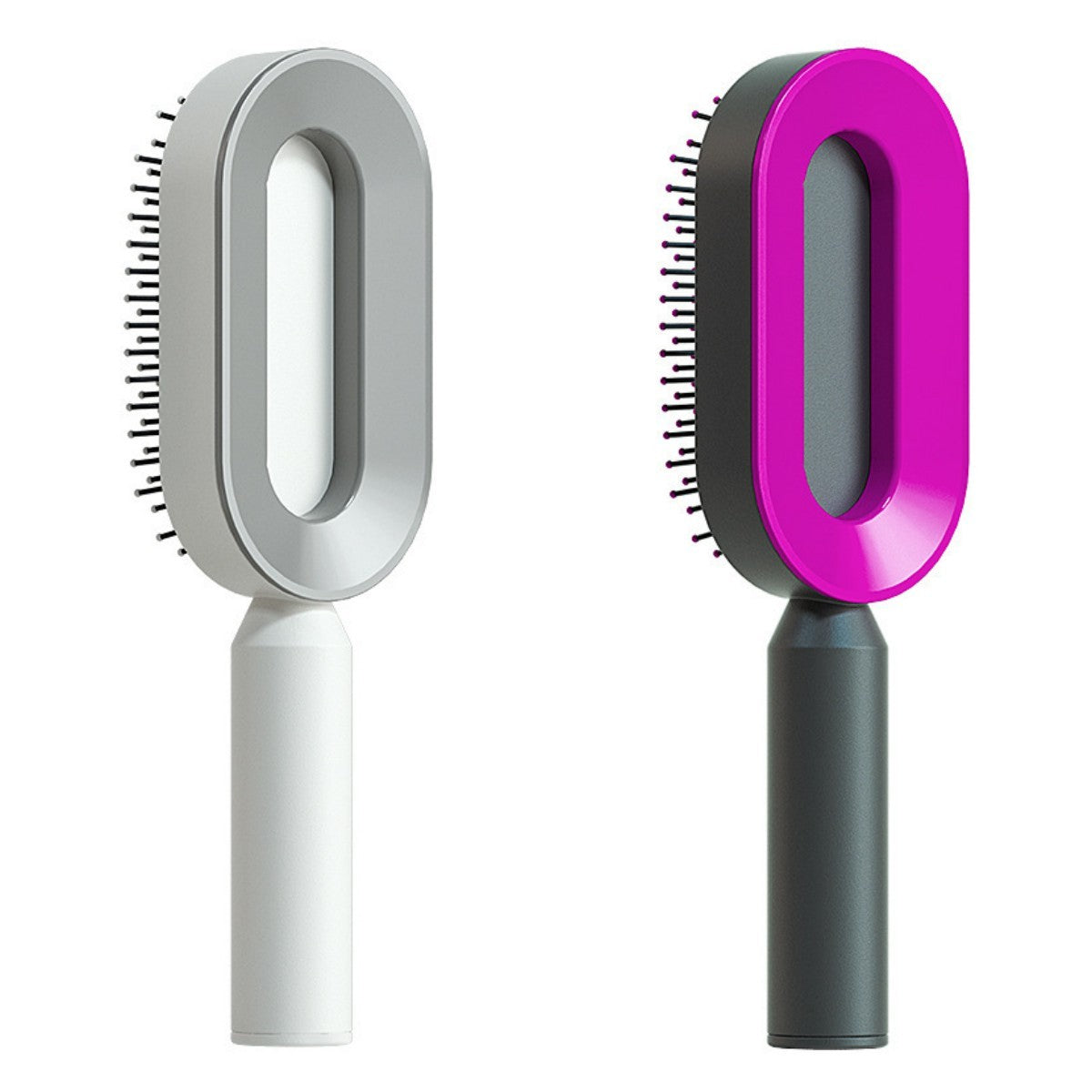 Self-Cleaning Anti-Static Hairbrush