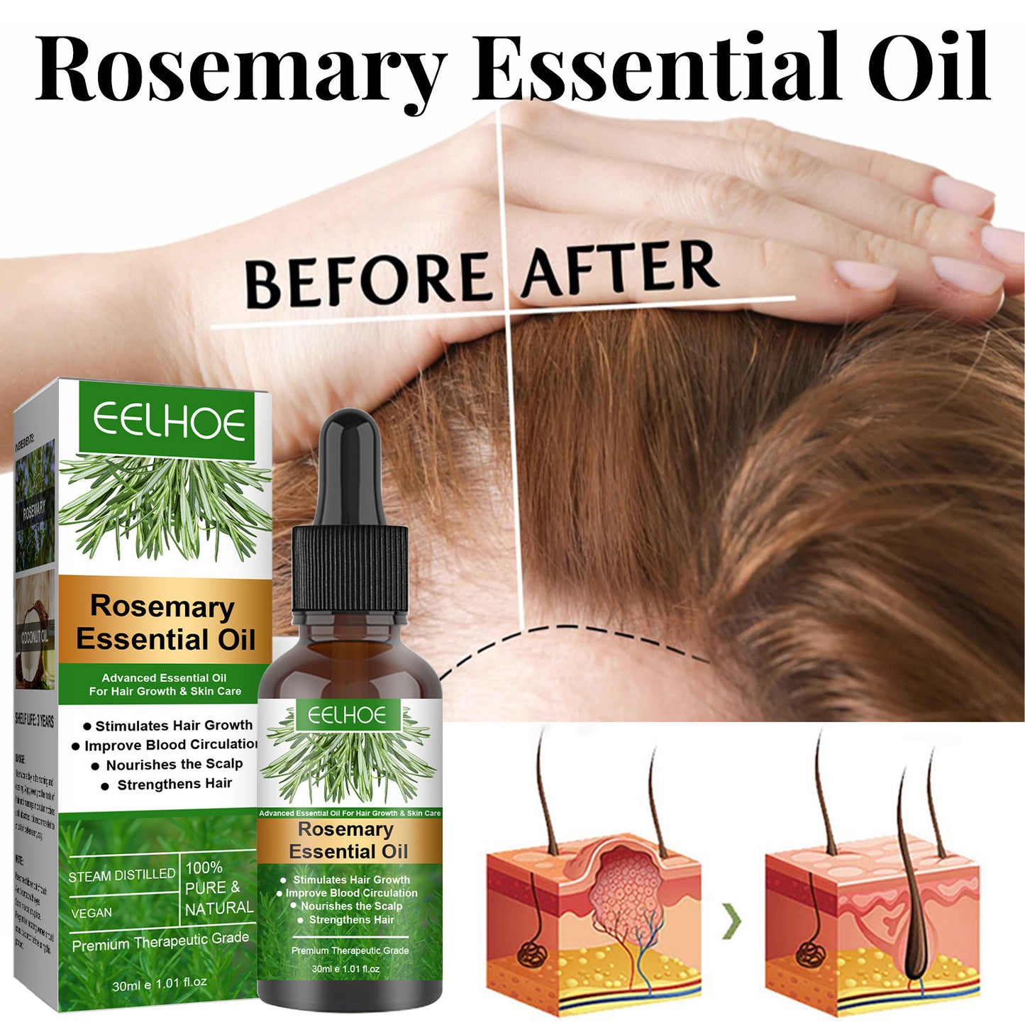 Rosemary Hair Growth Oil