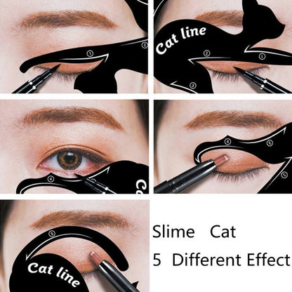 Cat Eye Creator: Eyeshadow & Eyeliner Makeup Tool