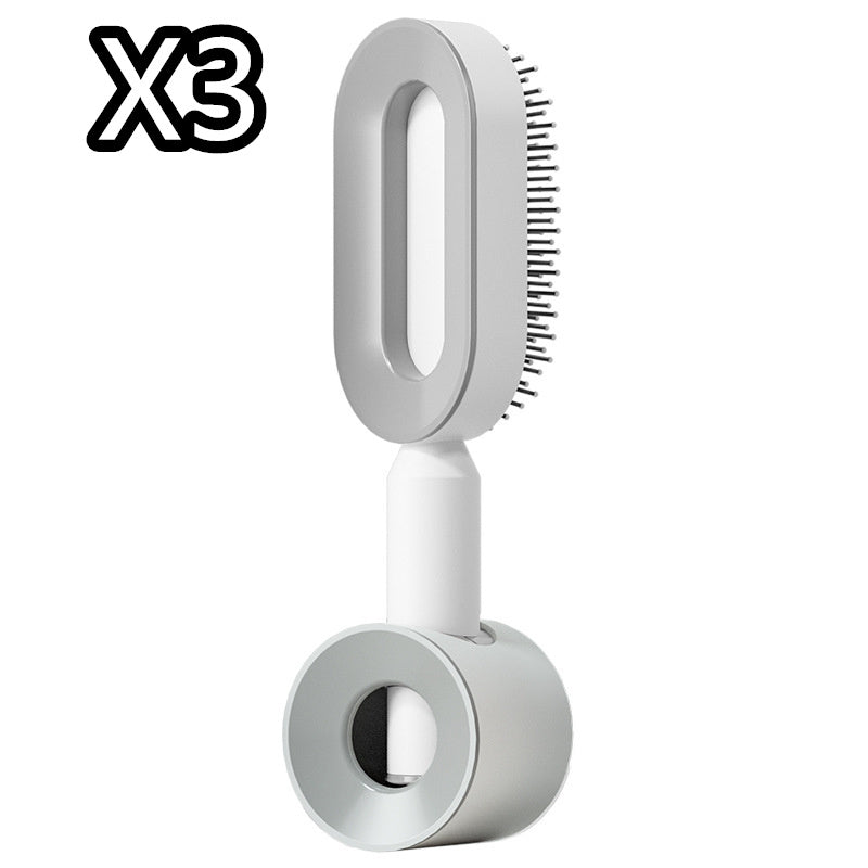 Self-Cleaning Anti-Static Hairbrush