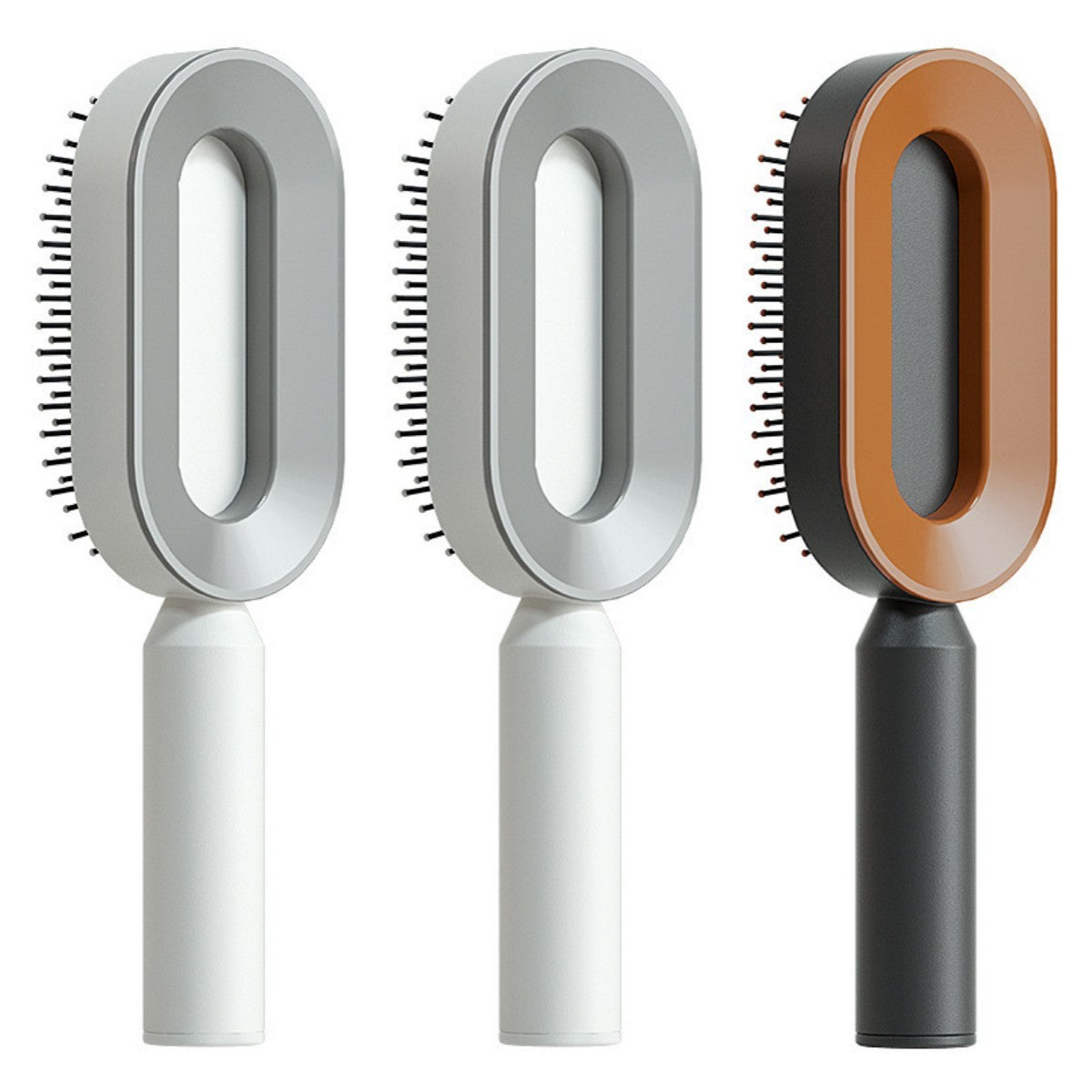 Self-Cleaning Anti-Static Hairbrush