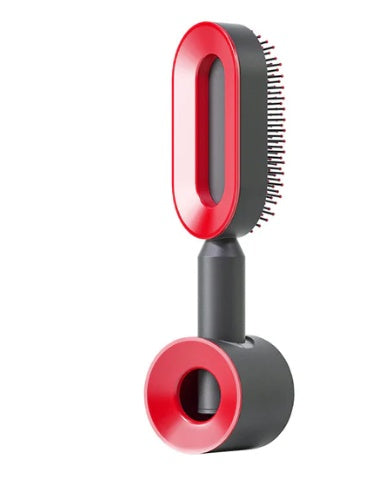 Self-Cleaning Anti-Static Hairbrush