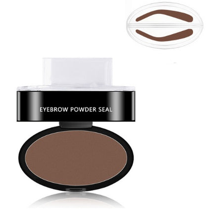 Professional Waterproof Eyebrow Powder Stamp Kit