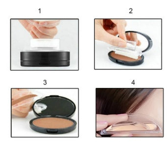 Professional Waterproof Eyebrow Powder Stamp Kit