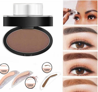 Professional Waterproof Eyebrow Powder Stamp Kit