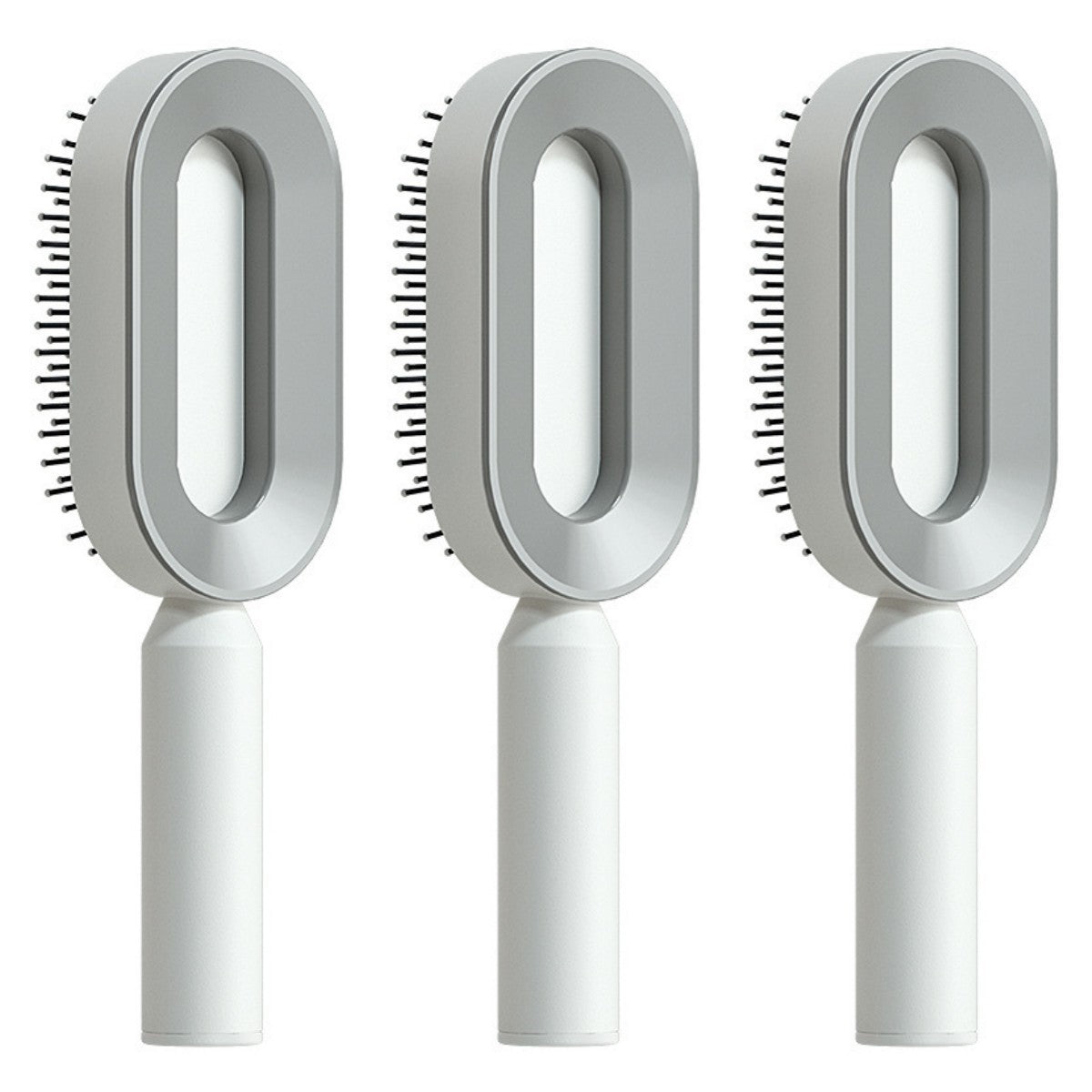 Self-Cleaning Anti-Static Hairbrush