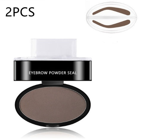 Professional Waterproof Eyebrow Powder Stamp Kit