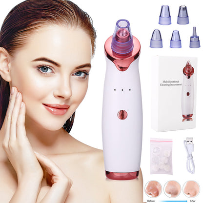 Blackhead Remover Vacuum Suction Tool for Facial Pore Cleaning