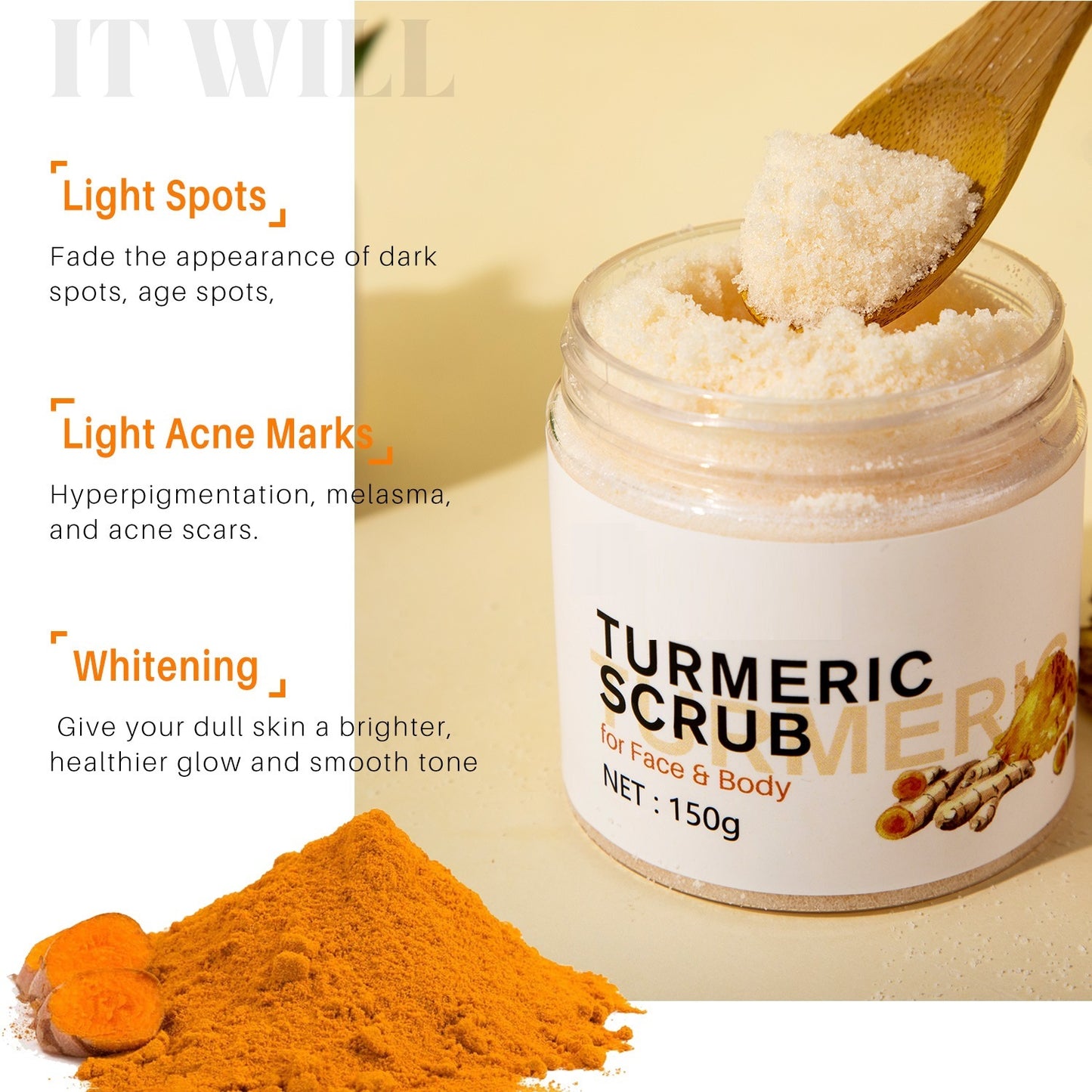 Golden Glow Turmeric Body Scrub