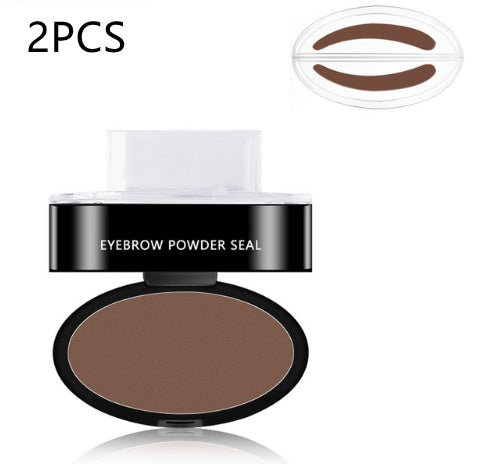 Professional Waterproof Eyebrow Powder Stamp Kit