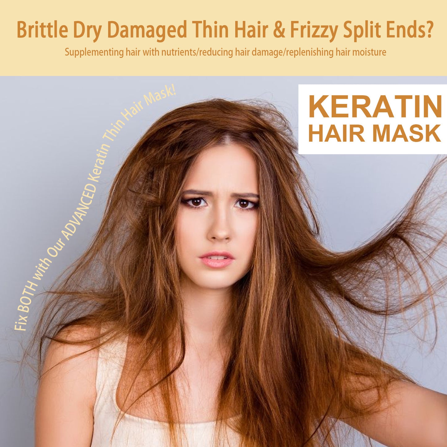 Keratin Deep Nourishing Soft Hair Repair Hair Mask