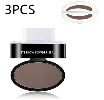 Professional Waterproof Eyebrow Powder Stamp Kit