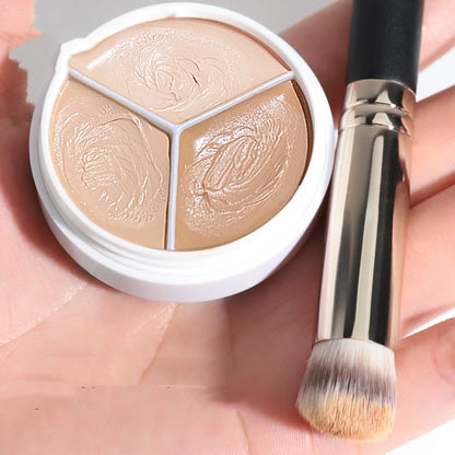 Three-color Concealer Waterproof Without Makeup