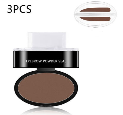 Professional Waterproof Eyebrow Powder Stamp Kit