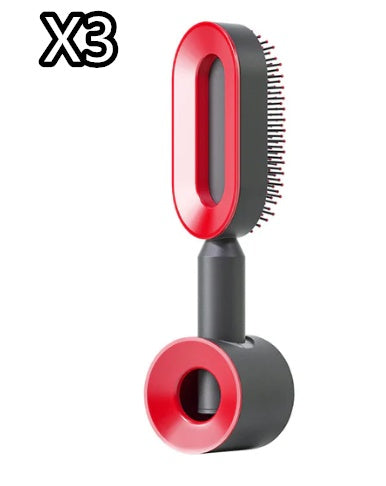 Self-Cleaning Anti-Static Hairbrush