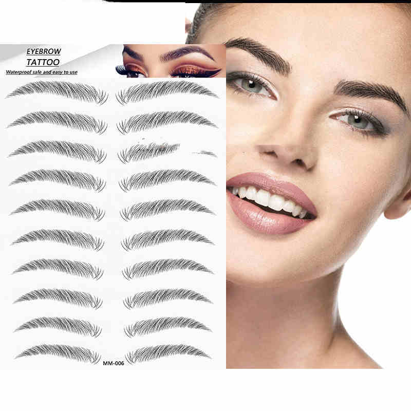 Long-Lasting Waterproof Eyebrow Stickers