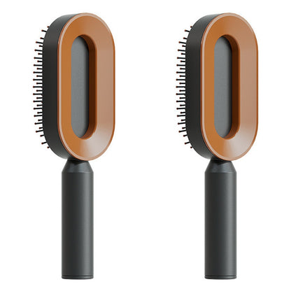 Self-Cleaning Anti-Static Hairbrush