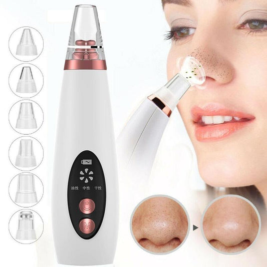 Blackhead Pore Vacuum Cleaner Nose Cleanser Blackheads Remover Blackhead Acne Removal Button Face Suction Beauty Skin Care Tool