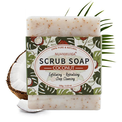 Handmade Coconut Scrub Soaps Gently Cleans And Softens