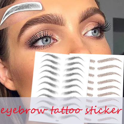 Long-Lasting Waterproof Eyebrow Stickers