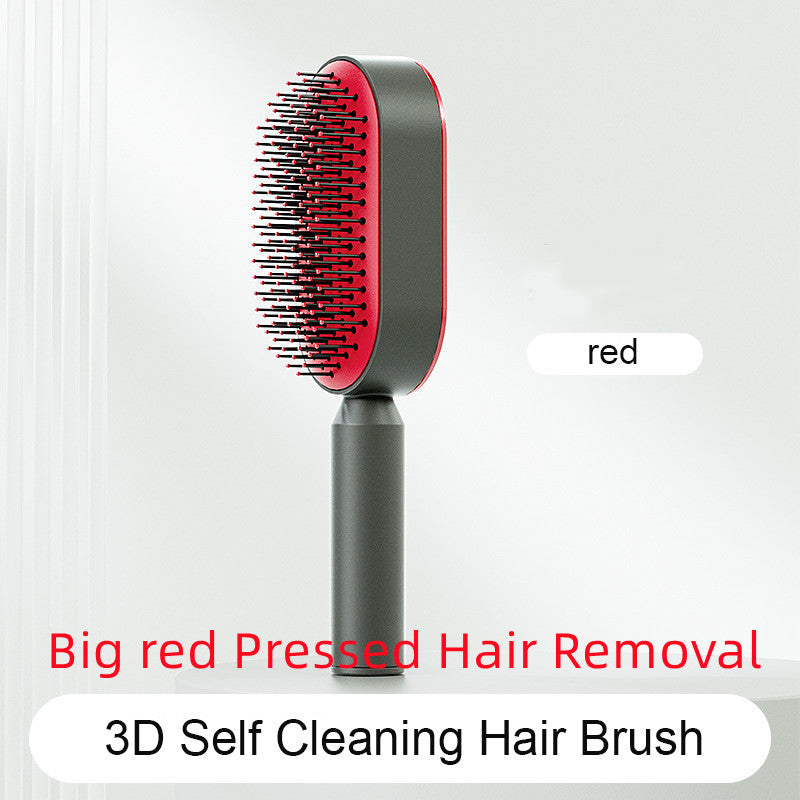 Self-Cleaning Anti-Static Hairbrush