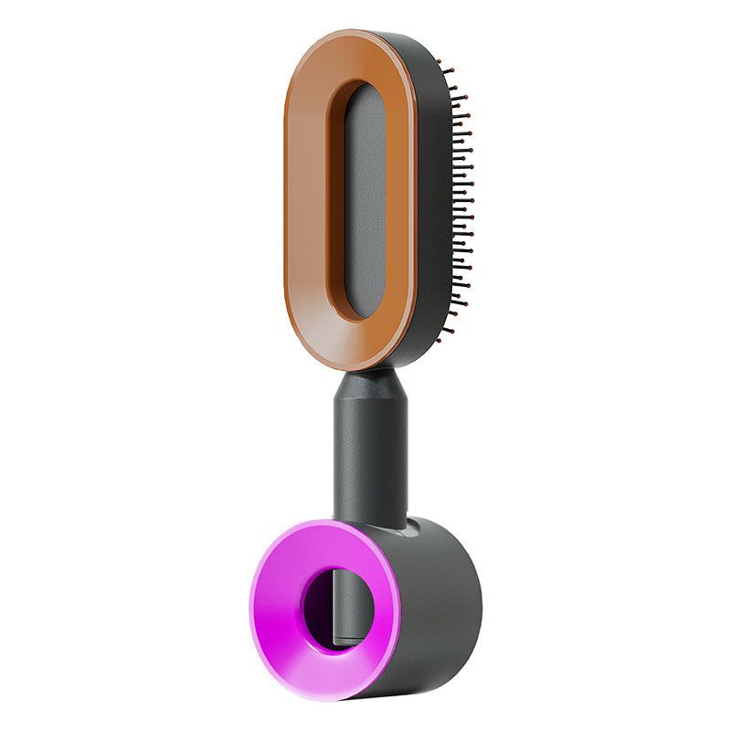 Self-Cleaning Anti-Static Hairbrush