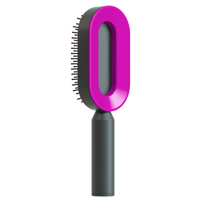 Self-Cleaning Anti-Static Hairbrush